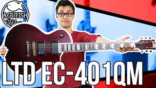 Video thumbnail for LTD EC-401QM Demo | I Love This New Neck-Joint Cutaway!! by Agufish