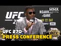 Francis Ngannou Gets Heated With Reporters, Full Presser Highlights | UFC 270 | MMA Fighting
