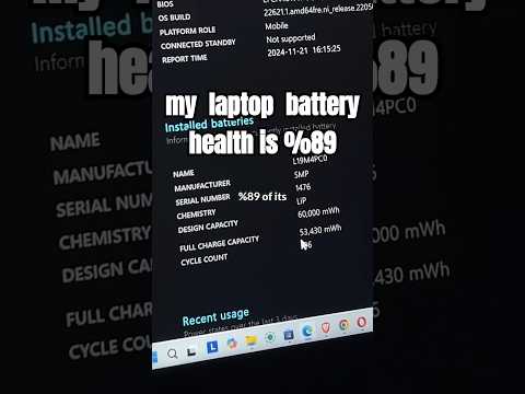 Check Your Windows Laptop Battery Health (Easy Guide!) 💻🔋