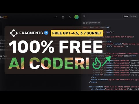 Fully FREE GPT-4.5 & 3.7 SONNET AI Coder : RIP Bolt, V0 because this AI Coder is KINDA INSANE!
