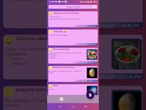 My Diary - Notes & Journal Video