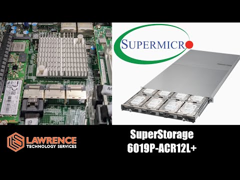 Serveris Supermicro A+ Server 1014S-WTRT Socket SP3 Stovas (1U) Juoda video