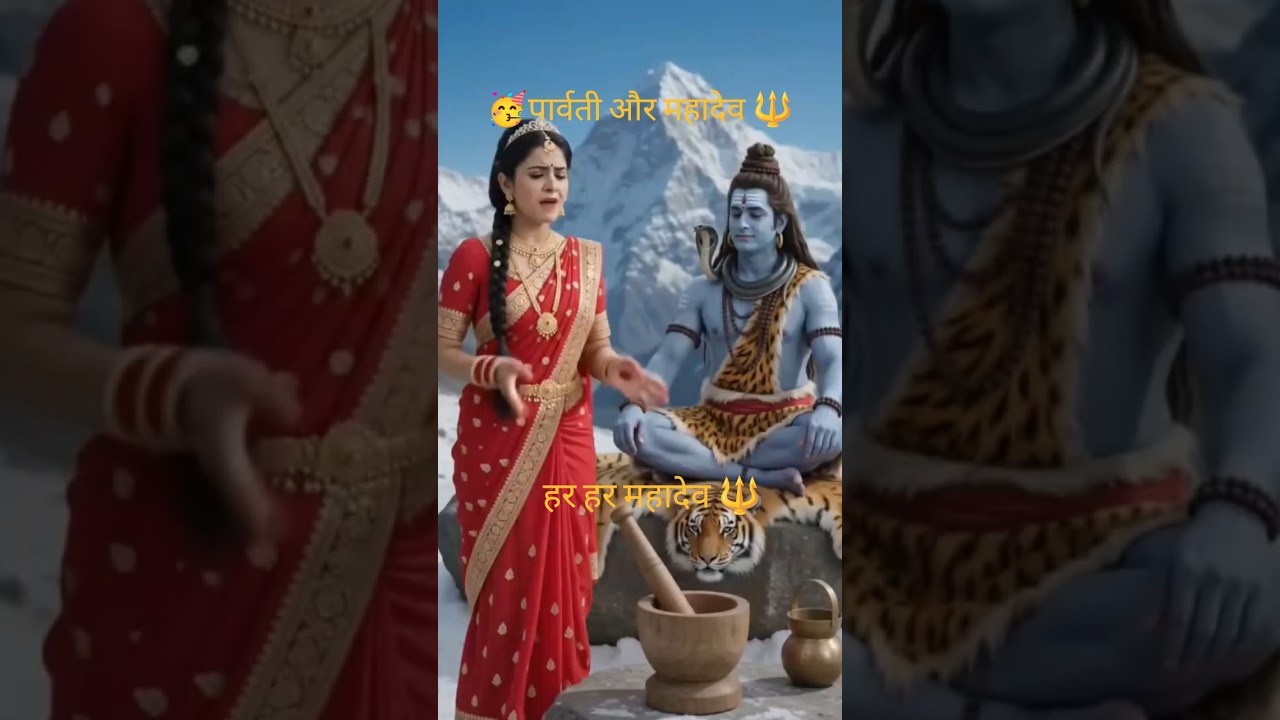 माता पार्वती का प्रश्न सुनकर क्यों मौन हो गए महादेव? रहस्य    #shots #explore #youtubeshorts