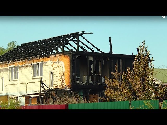 Житель Ангарска пострадал при попытке потушить свой дом