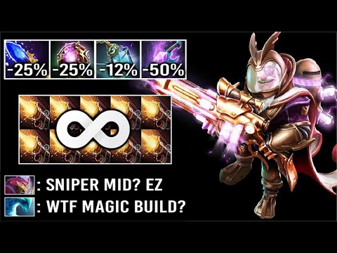 INSTANT CAST AWP IS BACK! -50% STUN Magic Scepter Sniper vs Pango Mid Feed to GOD Gameplay Dota 2