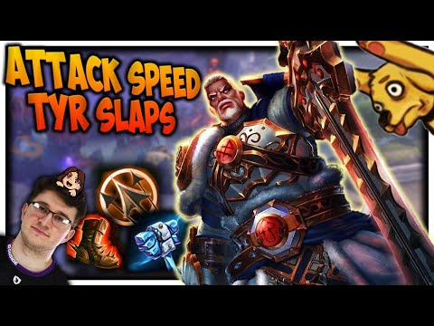 I BUILT ATTACK SPEED ON TYR AND THE ENEMY TEAM GOT SCARED