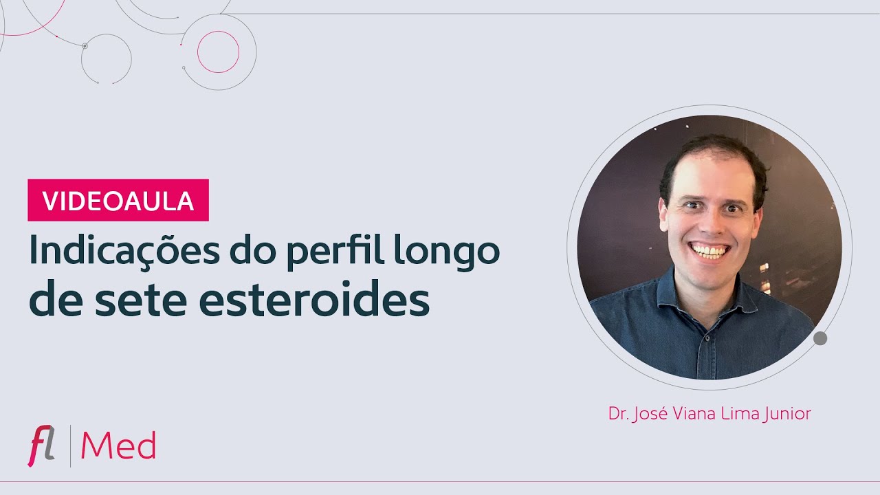 Indicações do perfil longo de sete esteroides