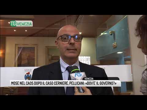 TG VENEZIA (06/10/2018) - MOSE NEL CAOS DOPO IL CASO CERNIERE, PELLICANI: «DOV'E' IL GOVERNO?»