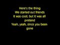 Pitch Perfect - Since you been gone Lyrics 