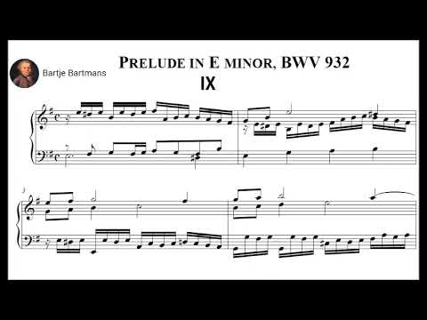 J.S. Bach - Twenty Little Preludes, BWV 924-943 (1720)