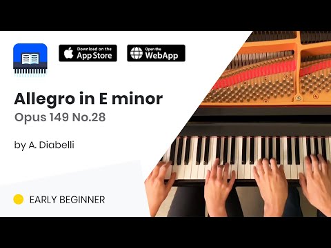Allegro in E minor Op. 149 No. 28 by A. Diabelli