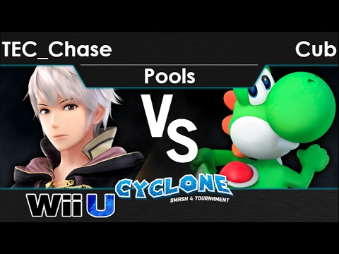 Cyclone 2 - TEC_Chase (Robin) vs Cub (Yoshi) Pools - Smash 4