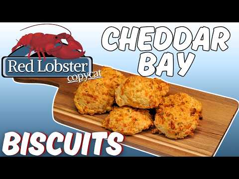 NEVER Buy Them Again! Homemade Red Lobster Cheddar Bay Biscuits (SO EASY!)