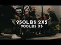 950lbs 2x2 Squat + 900x5 Dropoff Set | Monster Squat Session Enroute to #GrandGoals