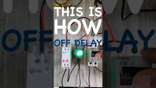 OFF Delay Timer #electrical #throughthecircuits #shorts #timer