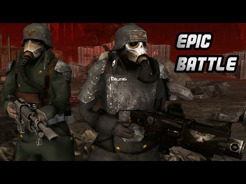 Death Korps of Krieg vs Eldar - Men of War: Warhammer 40k Mod