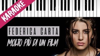 Federica Carta | Molto Più Di Un Film // Piano Karaoke con Testo