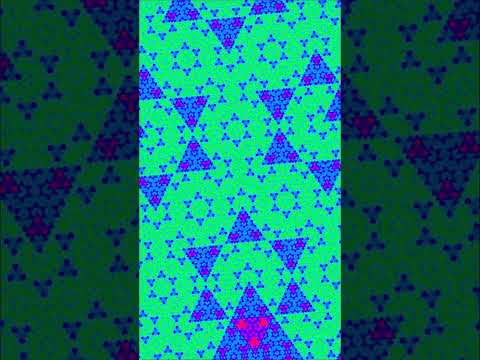 RYGCBM TetraTriflake (R) Infinite Zoom #fractal