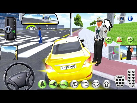 3D Driving Class - Hyundai Car Driving In City - Car Game Android Gameplay