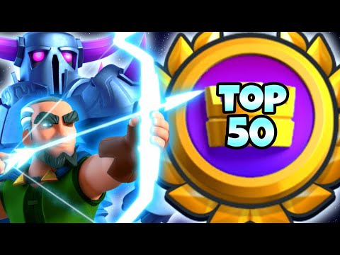 How I finished TOP 50 in the Global tournament🤩 - Clash Royale