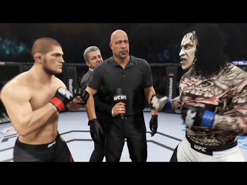 Khabib vs. Death Krampus - EA Sports UFC 2 - Champions Fight ☝️🦅