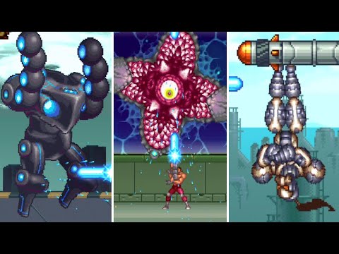 Contra ReBirth (WiiWare) | All Bosses (𝓝𝓸 𝓓𝓮𝓪𝓽𝓱𝓼 + 𝓔𝓷𝓭𝓲𝓷𝓰) |