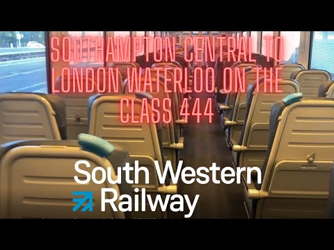 Southamtpon Central To Waterloo Travel Vlog On The Class 444!
