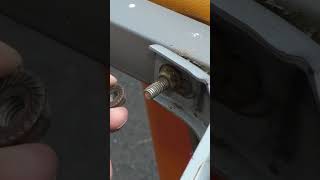 The "double nut" method in action!  Hope it helps! #diy #thefixer