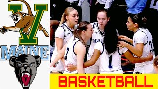 #3 VERMONT vs #1 MAINE Basketball Game Full Highlights 2024