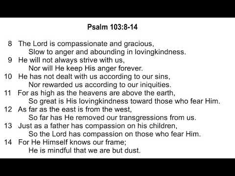 Psalm 103:8-14 Song