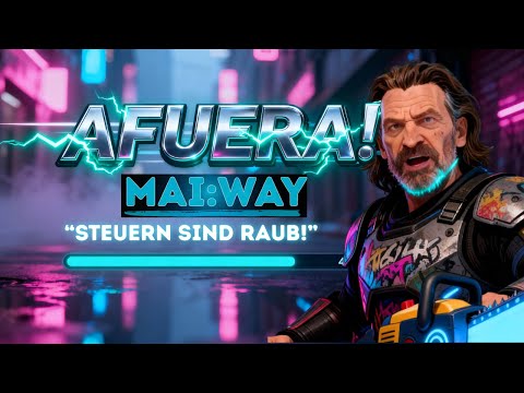 Mai:Way – "¡Afuera!" The song that saws through bureaucracy (cyberpunk video game music video)