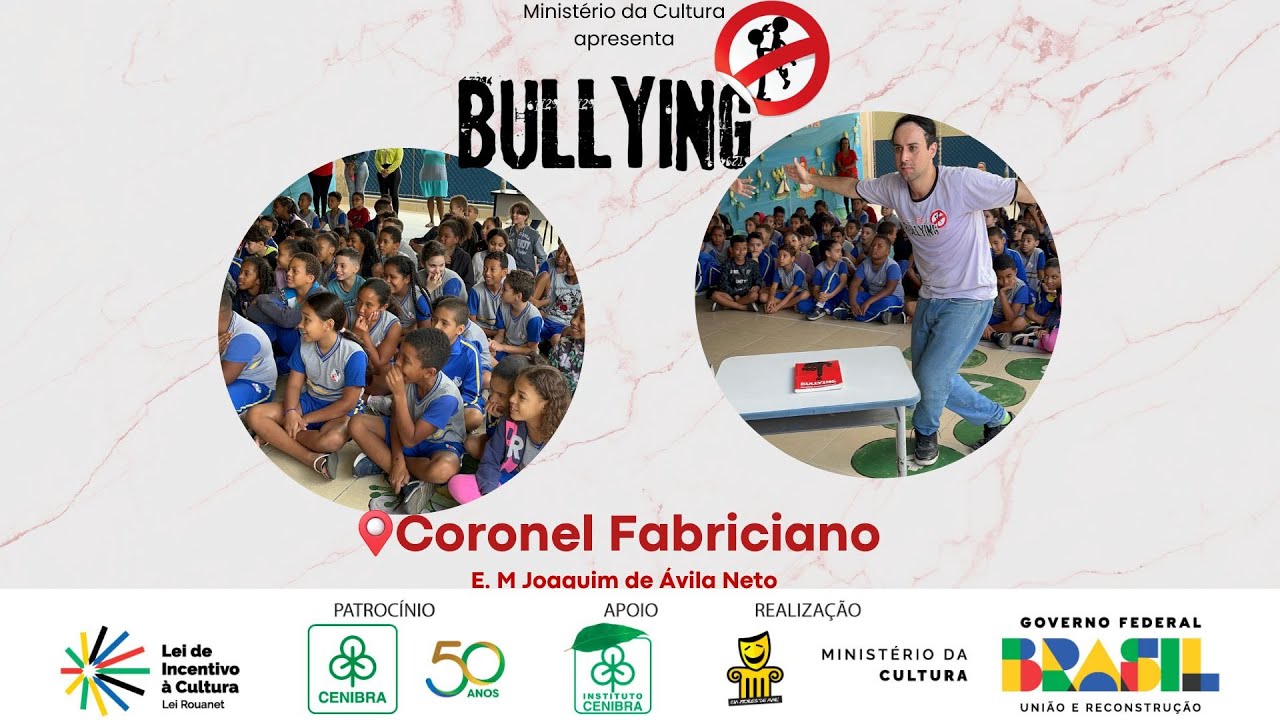 BULLYING em Coronel Fabriciano, MG - EM Joaquim de Ávila Neto