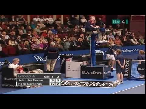 BlackRock Masters Tennis 2008 RR Sampras vs McEnroe (5/7)
