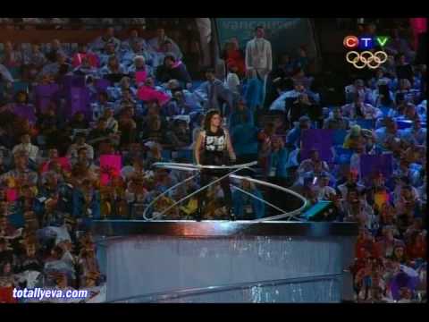 Eva Avila Derek Miller Nikki Yanofsky 2010 Olympic Closing Ceremonies 28-02-10-totallyeva