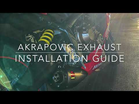 Honda CBR650R 2020 Akrapovic Exhaust Upgrade Installation (It’s Loud)