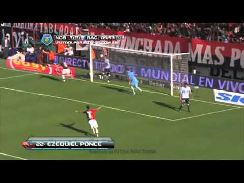Gol Ponce Newell's 1 Racing 0 Final 2014 Fecha 8