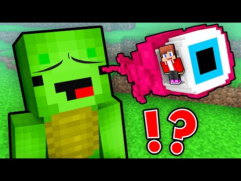 JJ Hide Inside Mikey's Body to Prank Him in Minecraft - Maizen