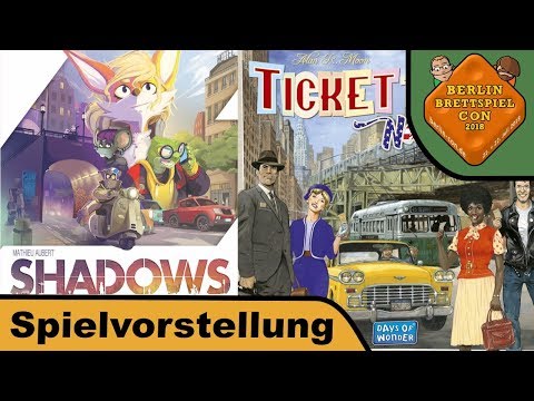 Zug um Zug: New York, Shadows: Amsterdam - Brettspiel - Berlin Con 18