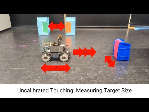 Uncalibrated Touching and Clearing Video
