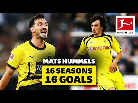 Mats Hummels - 16 Seasons, 16 Goals
