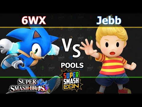 6WX (Sonic) vs. AF|Jebb (Lucas) - Wii U Singles Pools - SSC2017