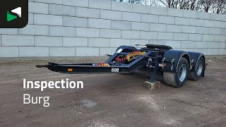 Burg BPD 00 18 2 axles dolly trailer for sale - Image 4 | Autoline CA Burg BPD 00 18 2 axles dolly trailer | Image 4 - Autoline