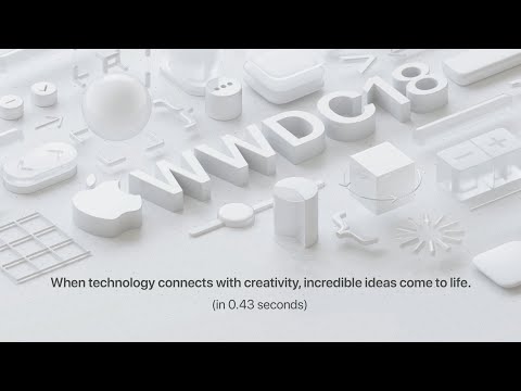 Apple's WWDC 2018 Keynote but it's 0.43 seconds long...