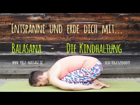 DEAF Yoga - Balasana - Kindhaltung/ child pose - Betty Schätzchen