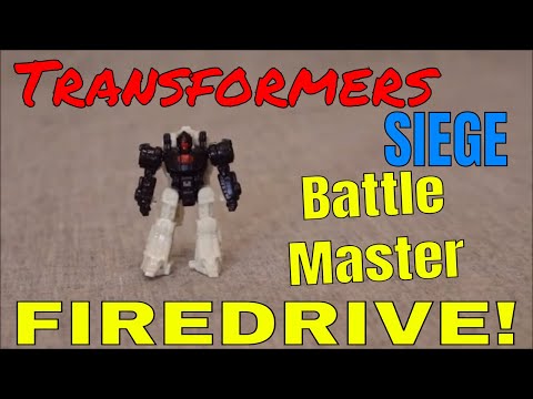 Transformers WFC Siege Firedrive (AKA Firebolt) - GotBot True Review NUMBER 485