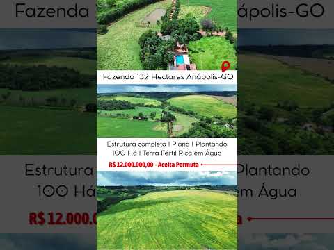 Fazenda em Anápolis Goiás  | whatsapp 62 99373-6407