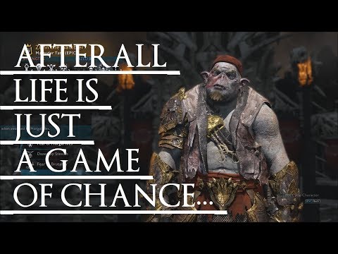 Shadow of War: Middle Earth™ Unique Orc Encounter & Quotes #158 THIS GAMBLER URUK IS KINDA RIGHT...