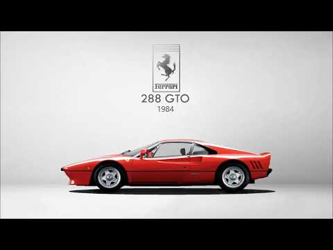 Ferrari Evolution 1947-2017 history of model type