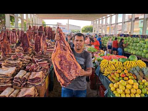 A FEIRA LIVRE DE RIACHO DAS ALMAS-PE, TEM AS MELHORES CHARQUES!!!