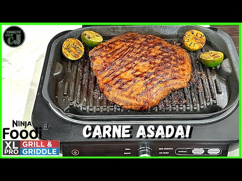 FLANK STEAK CARNE ASADA ON THE NINJA FOODI PRO XL...